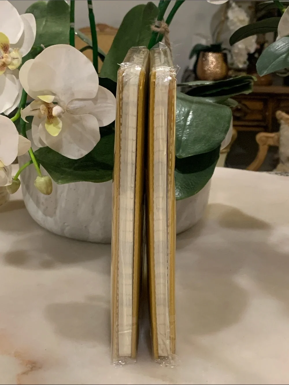 2 Doterra Mustard Yellow Notebooks